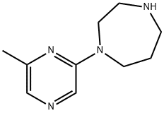 1-(6-METHYLPYRAZIN-2-YL)-1,4-DIAZEPANE Structure