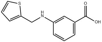 3-[(2-thienylmethyl)amino]benzoic acid Structure