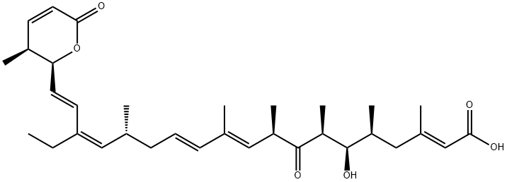 19-(3,6-ジヒドロ-3-メチル-6-オキソ-2H-ピラン-2-イル)-17-エチル-6-ヒドロキシ-3,5,7,9,11,15-ヘキサメチル-8-オキソ-2,10,12,16,18-ノナデカペンタエン酸