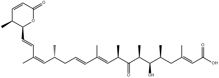 19-[(3,6-ジヒドロ-3-メチル-6-オキソ-2H-ピラン)-2-イル]-6-ヒドロキシ-3,5,7,9,11,15,17-ヘプタメチル-8-オキソ-2,10,12,16,18-ノナデカペンタエン酸