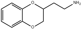 2-(2,3-ジヒドロ-1,4-ベンゾジオキシン-2-イル)エタンアミン 化学構造式