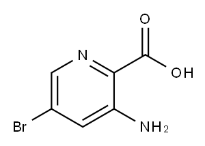 3-amino-5-bromopyridine-2-carboxylic acid Structure