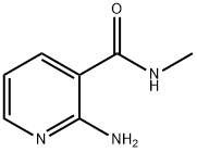 N-甲基-2-氨基吡啶-3-甲酰胺 结构式