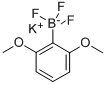 2,6-二甲氧基苯基三氟硼酸钾 结构式