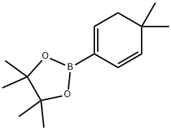 4,4-二甲基-1,5-环己二烯基硼酸频哪醇酯 结构式