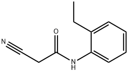 2-cyano-N-(2-ethylphenyl)acetamide Structure