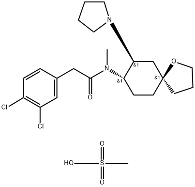 メシル酸スピラドリン 化学構造式