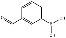 3-甲酰基苯硼酸, 87199-16-4, 结构式