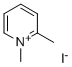 1,2-ジメチルピリジニウム・ヨージド 化学構造式