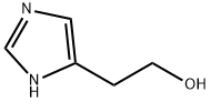 1H-イミダゾール-4-エタノール 化学構造式