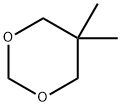 5,5-ジメチル-1,3-ジオキサン 化学構造式