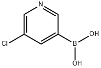 5-氯砒啶-3-硼酸 结构式