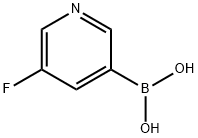 5-Fluoropyridin-3-ylboronic acid Structure