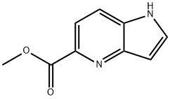 1H-ピロロ[3,2-B]ピリジン-5-カルボン酸メチル 化学構造式