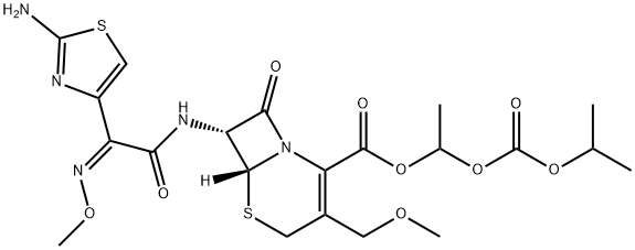 头孢泊肟酯, 87239-81-4, 结构式