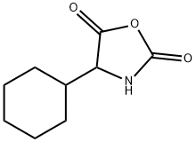 2,5-Oxazolidinedione,  4-cyclohexyl- Structure