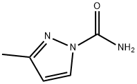 3-METHYLPYRAZOLE-1-CARBOXAMIDE Struktur