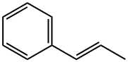 trans-β-メチルスチレン 化学構造式