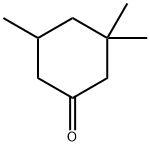 3,3,5-トリメチルシクロヘキサノン 化学構造式
