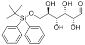 6-O-(叔丁基二苯基甲硅烷基)-D-葡萄烯糖 结构式