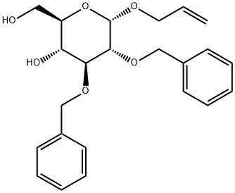 ALLYL-2,3-DI-O-BENZYL-ALPHA-D-GLUCOPYRANOSIDE Struktur