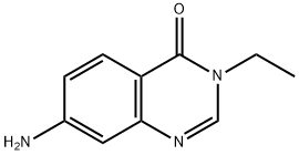 7-氨基-3-乙基喹唑啉-4(3H)-酮 结构式