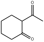 2-アセチルシクロヘキサノン 化学構造式