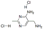5-aminomethyl-2-methylpyrimidin-4-ylamine dihydrochloride  Struktur
