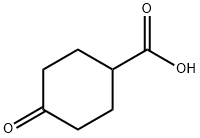 4-オキソシクロヘキサンカルボン酸 化学構造式