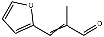 2-メチル-3-(2-フリル)プロペナール 化学構造式