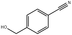 4-(ヒドロキシメチル)ベンゾニトリル 化学構造式