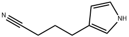 4-(1H-Pyrrol-3-yl)butanenitrile 结构式