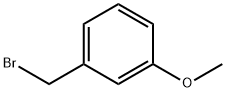 1-メトキシ-3-(ブロモメチル)ベンゼン 化学構造式