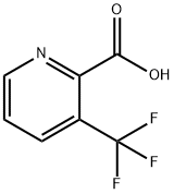 3-三氟甲基吡啶-2-羧酸 结构式
