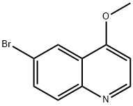 6-溴-4-甲氧基喹啉 结构式