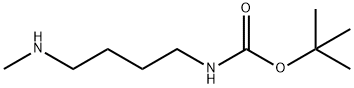 tert-ブチル N-[4-(メチルアミノ)ブチル]カルバマート 化学構造式