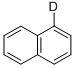 ナフタレン-1-D1 化学構造式