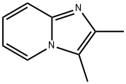 2,3-ジメチルイミダゾ[1,2-a]ピリジン 化学構造式