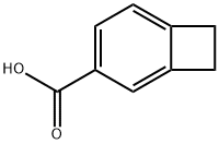 ビシクロ[4.2.0]オクタ-1,3,5-トリエン-3-カルボン酸 化学構造式