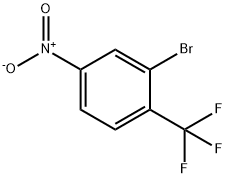 3‐ブロモ‐4‐(トリフルオロメチル)ニトロベンゼン 化学構造式