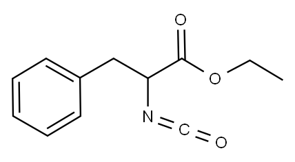 2-异氰酰-3-苯基丙酸乙酯 结构式