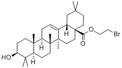 齐墩果酸溴乙酯, 875753-08-5, 结构式