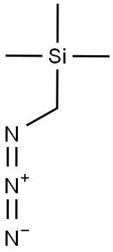 トリメチルシリルメチルアジド 化学構造式