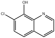 7-クロロ-8-ヒドロキシキノリン 化学構造式