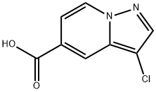 3-氯吡唑啉[1,5-A]吡啶-5-羧酸, 876379-80-5, 结构式