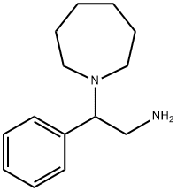 2-(氮杂环庚烷-1-基)-2-苯基乙烷-1-胺, 876710-61-1, 结构式