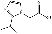 2-[2-(丙-2-基)-1H-咪唑-1-基]乙酸, 876717-08-7, 结构式