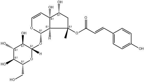 8‐P‐クマロイルハルパギド 化学構造式
