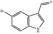 5-ブロモ-1H-インドール-3-カルボアルデヒド 化学構造式