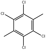 1,2,4,5-テトラクロロ-3,6-ジメチルベンゼン 化学構造式